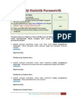 Tugas I Uji Statistik Parametrik