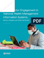 Private Sector Engagement in National HMIS - Barriers, Strategies, and Global Case Studies