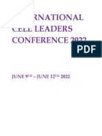 2022 International Cell Leaders Conference