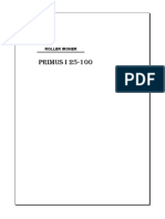 Manual For Roller Ironer Primus I 25-100