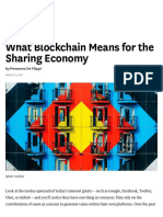What Blockchain Means For The Sharing Economy