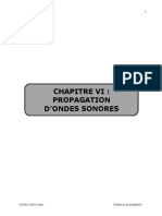 Chapitre 6 Ondes Sonores