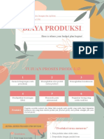 Biaya Dan Proses Produksi Prototype (I)