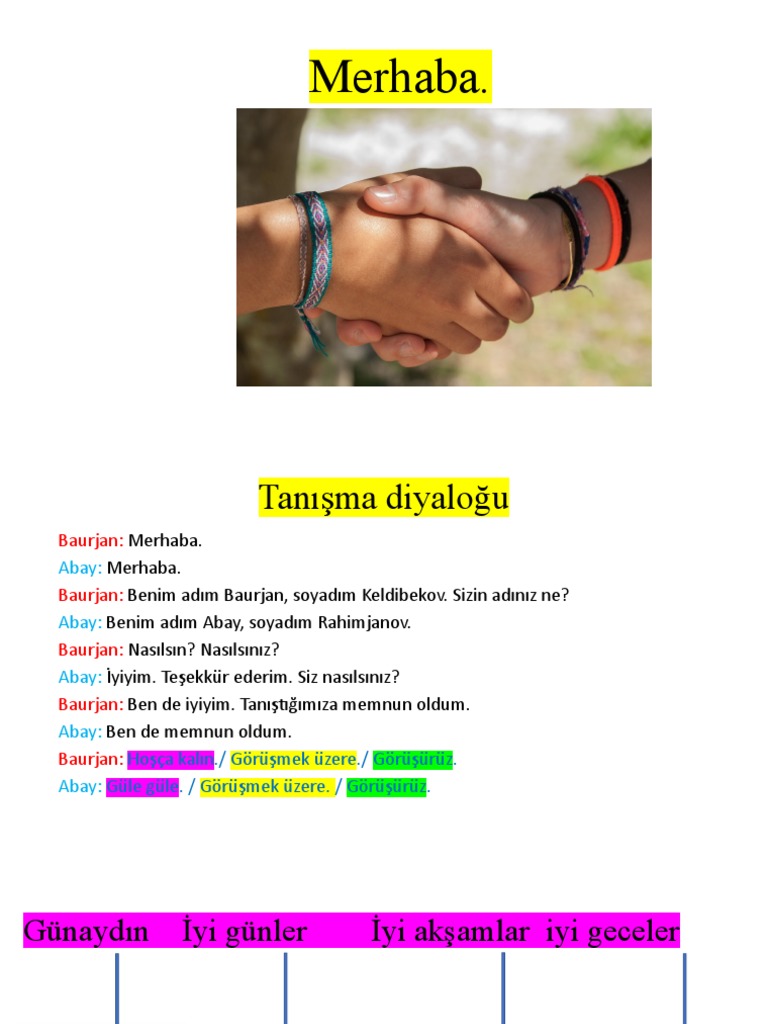 Merhaba | PDF