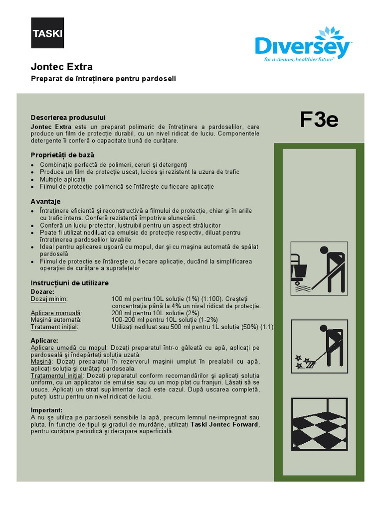 Taski Jontec Extra | PDF