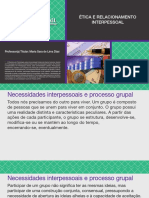 Aula 04 - Necessidades Interpessoais e Processo Grupal