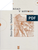 Hans-Georg Gadamer - Verdad y Método. Vol. I. 1-Ediciones Sígueme (2003)
