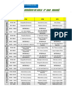 Horário Diferenciado - 2023 Horario 6º Ano-Manhã