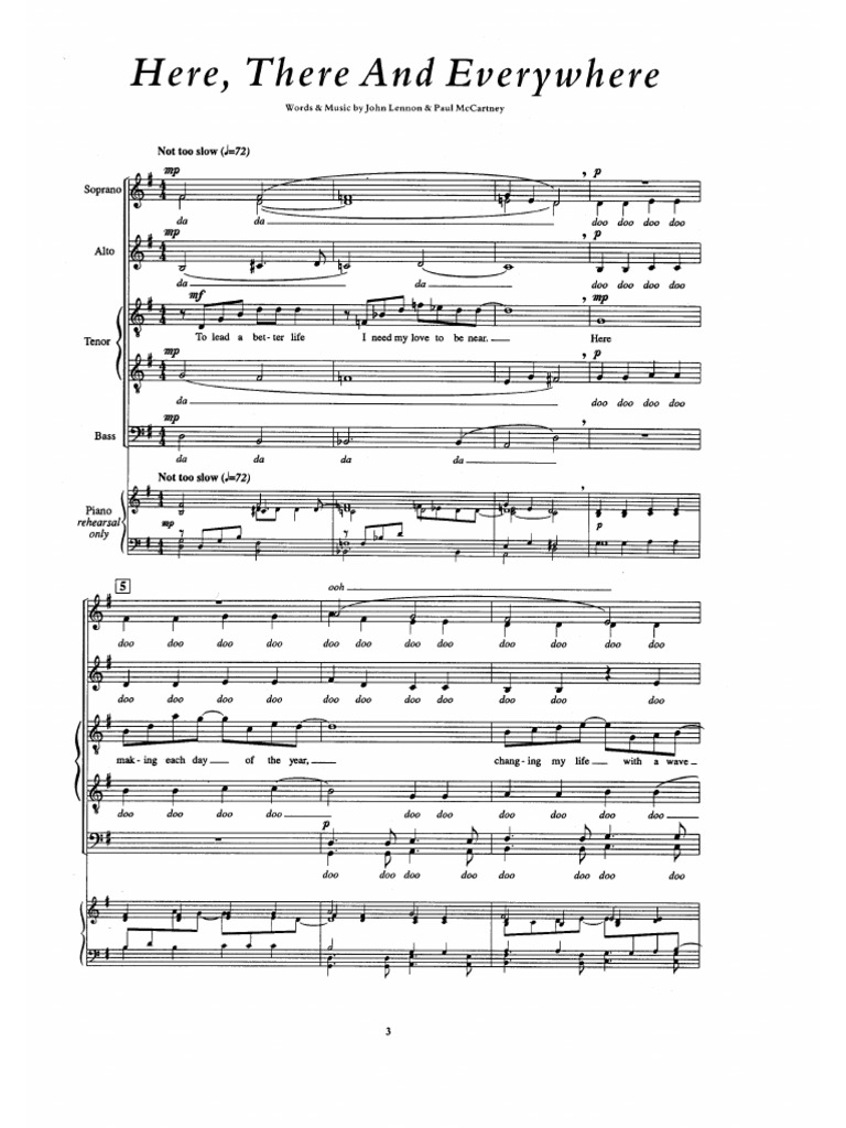 Boîte à Musique Beatles - Chanson 'Here, There And Everywhere' - Cadeau Musical Manuel - 5.5x4.5cm