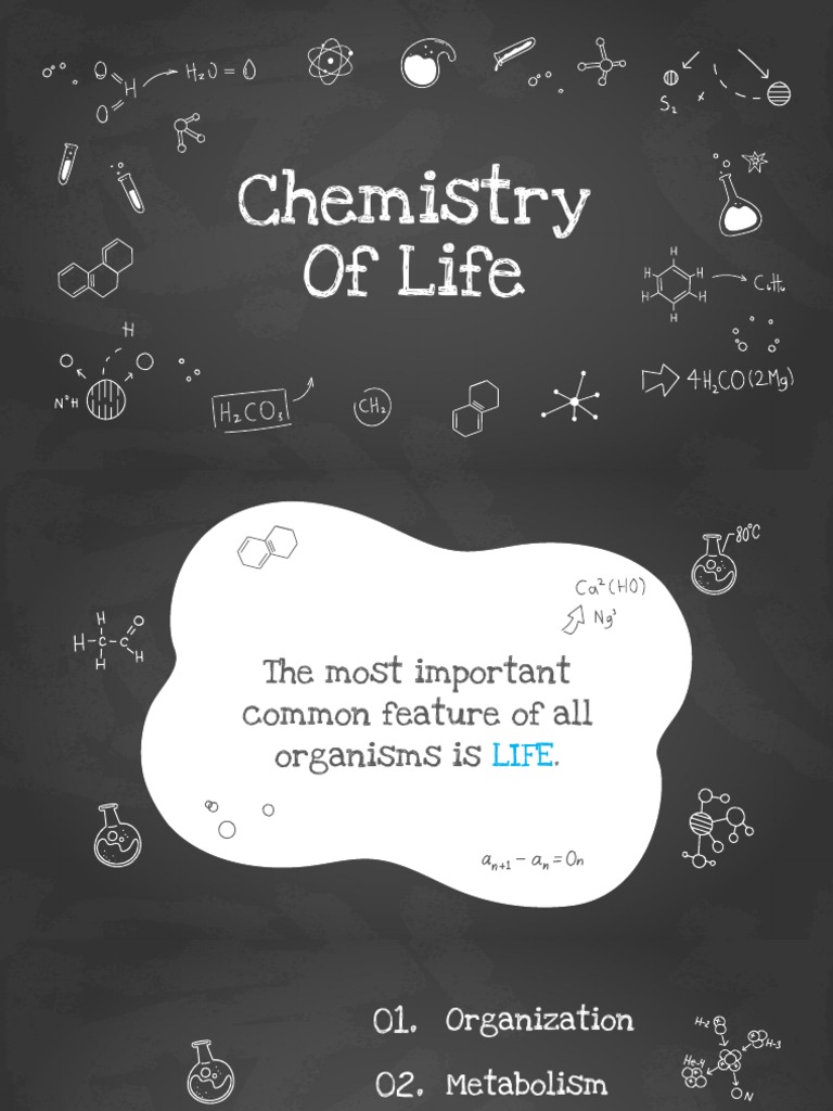 Lesson 3 Chemistry of Life PDF PDF