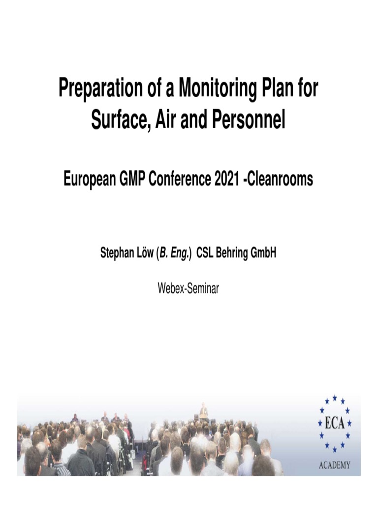 Establishing an Effective Monitoring Plan for Cleanrooms Evaluation