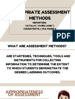 Learning Assessment