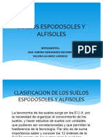 Suelos Espodosoles y Alfisoles