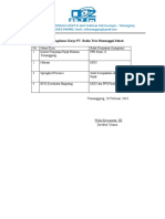 Daftar Pengalaman Kerja