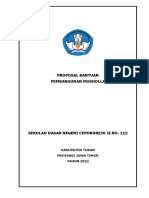 Proposal Bantuan Musolla SDN Cepokorejo Ii Tahun 2022-2023