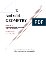 Geometry Module 1 Sy 2022-2023