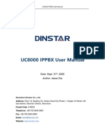 UC8000 IPPBX User Manual V1.0 