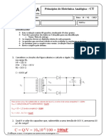 33avaliação Final (Princípios de Eletrônica Analógica)