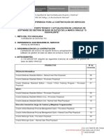 TDR - SERVICIO DE SOPORTE TECNICO Y ACTUALIZACION DE LICENCIAS ORACLE - v.2018vRAR - 2