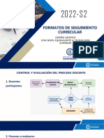 Procesos y Formatos de Seguimiento Curricular DG 2022-s2