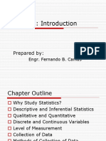 Statistics Introduction: Descriptive and Inferential Analysis