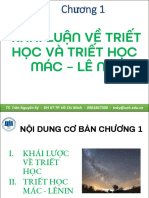 C1 KHÁI LUẬN VỀ TRIẾT HỌC