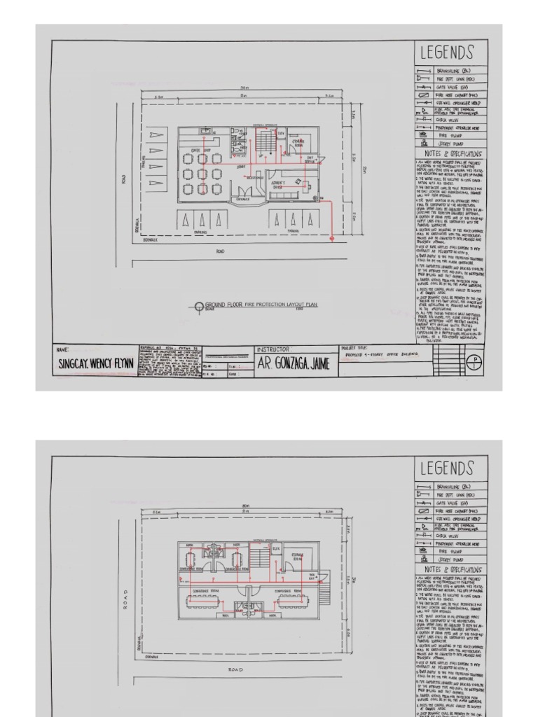 Fire Protection Layout | PDF