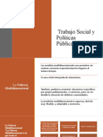 Politicas Publicas y Trabajo Social