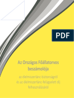 Országos Főállatorvos Jelentése 2020