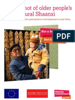 A Snapshot of Older People's Lives in Rural Shaanxi: Promoting Older People's Participation in Development in Rural China