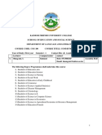 Cos 100 Course Outline