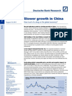 China Growth Slowdown