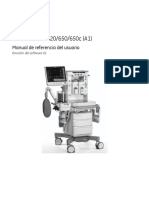 Maq. Anest GE Carestation 650 Manual de Usuario