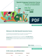 Brochure: Spanish-Language Immersion Course UdeA 2023