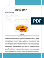 Tugas 1 Bioteknologi - Rekombinasi DNA - Siti Assyifa Liany