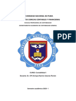 Semana 3, 4, 5 y 6 - Ecuación Contable, Cuenta y Partida Doble