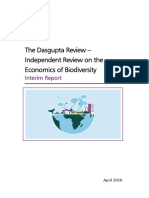 2020 The Economics of Biodiversity The Dasgupta Review Interim Report