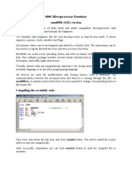 8086 Microprocessor Emulator