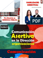 Sesion 3 - Comunicación Asertiva en La Dirección Organizacional