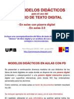 13 Modelos Didácticos de Uso Del Libro de Texto Digital