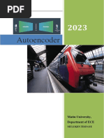 Autoencoder Report 1