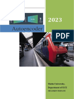 Autoencoder Report 1