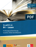 So Geht's Zu B1 - Lesen Prüfungsvorbereitung Goethe-ÖSD-Zertifikat B1. Übungsbuch by Uta Loumiotis, Adalbert Mazur