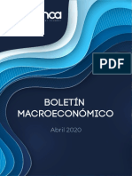 Boletin Macroeconomico - Abril 2020