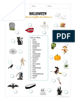 Arbeitsblatt Halloween 20 Abbildungen Zuordnen