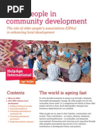 Download Older People in Community Development The Role of Older Peoples Associations OPAs in Enhancing Local Development by HelpAge International SN62639936 doc pdf