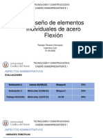 Clase 01-06-22 Diseño Elementos Individuales Acero - Flexión - Actualiz 15-06-22