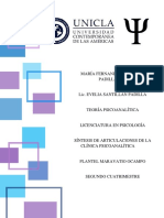 Articulaciones de La Clínica Psicoanalitica