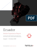 Ecuador 2018-10 Mobile Experience Report October-2018