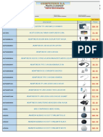 S] Listado de accesorios de adaptadores y audífonos con precios, PDF, USB